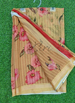 Load image into Gallery viewer, Latest Digital Print Popcorn Chiffon Saree
