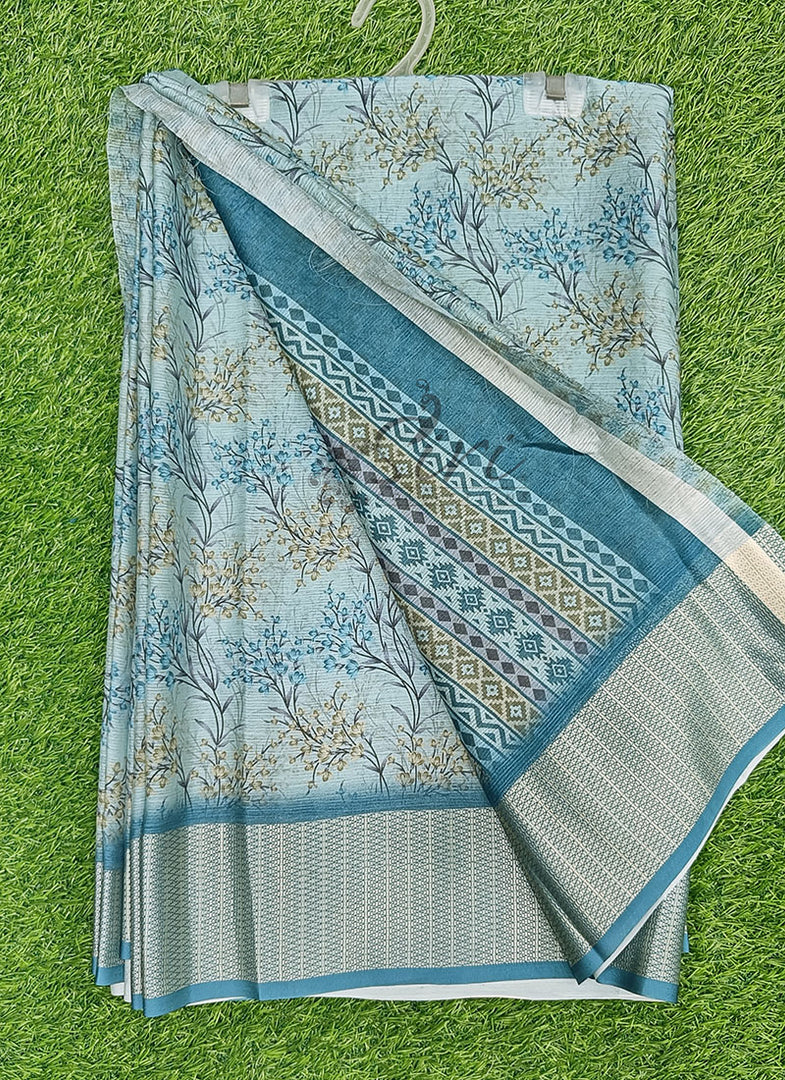 Lovely Digital Print Chiffon Saree