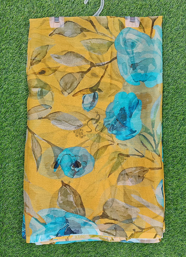 Latest Digital Print Nara Chiffon Saree