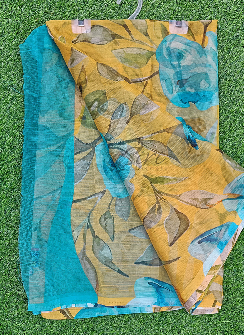 Latest Digital Print Nara Chiffon Saree