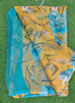Load image into Gallery viewer, Latest Digital Print Nara Chiffon Saree
