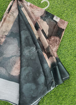 Load image into Gallery viewer, Lovely Digital Print Chiffon Saree in Satin Finish Border
