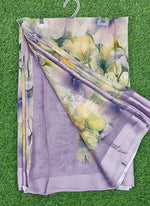 Load image into Gallery viewer, Lovely Digital Print Chiffon Saree in Satin Finish Border

