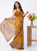 Load image into Gallery viewer, Siri Collections Premium Digital Print Chiffon Sarees with Blouse