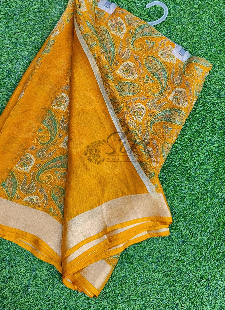 Lovely Printed Chiffon Saree
