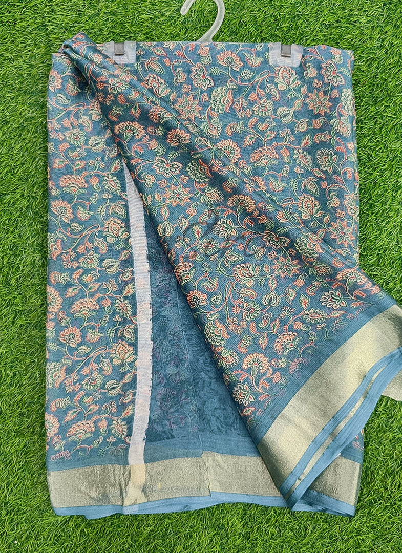 Lovely Printed Chiffon Saree