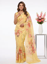 Load image into Gallery viewer, Siri Collections Premium Digital Print Chiffon Sarees with Blouse