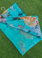 Load image into Gallery viewer, Digital Print Nara Chiffon Saree with Blouse
