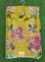 Load image into Gallery viewer, Digital Print Nara Chiffon Saree with Blouse
