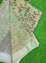 Load image into Gallery viewer, Lovely Digital Print Shimmer Chiffon Saree
