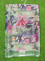 Load image into Gallery viewer, Beautiful Digital Print Chiffon Saree
