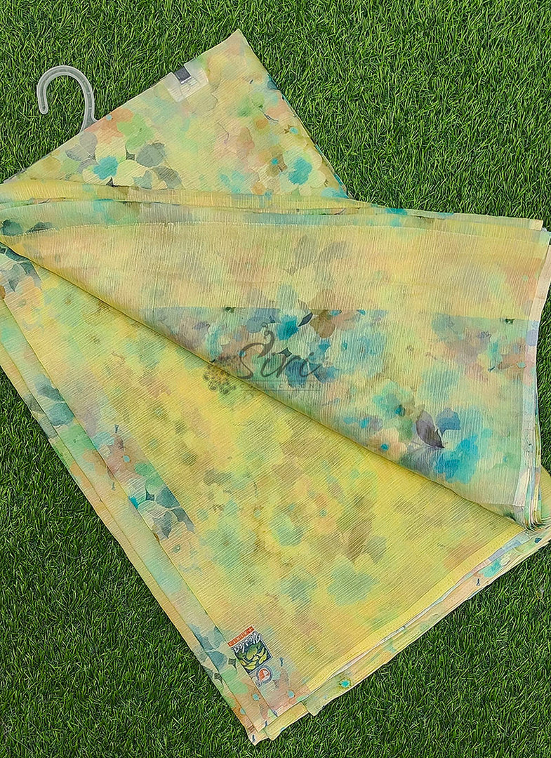 Beautiful Digital Print Nara Chiffon Saree with Blouse