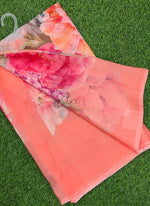Load image into Gallery viewer, Beautiful Digital Print Nara Chiffon Saree with Blouse
