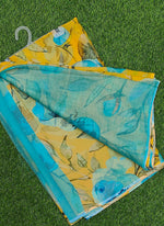 Load image into Gallery viewer, Beautiful Digital Print Nara Chiffon Saree with Blouse
