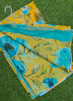 Load image into Gallery viewer, Beautiful Digital Print Nara Chiffon Saree with Blouse
