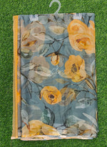 Load image into Gallery viewer, Beautiful Digital Print Nara Chiffon Saree with Blouse
