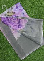 Load image into Gallery viewer, Beautiful Digital Print Nara Chiffon Saree with Blouse
