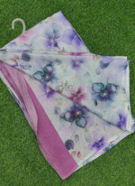 Load image into Gallery viewer, Beautiful Digital Print Nara Chiffon Saree with Blouse
