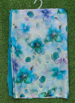 Load image into Gallery viewer, Beautiful Digital Print Nara Chiffon Saree with Blouse
