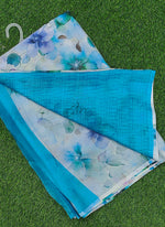 Load image into Gallery viewer, Beautiful Digital Print Nara Chiffon Saree with Blouse
