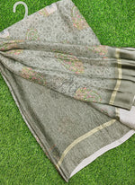 Load image into Gallery viewer, Beautiful Digital Print Chiffon Saree in Satin Borders