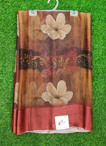 Load image into Gallery viewer, Lovely Premium Digital Print Chiffon Saree in Satin Finish Border