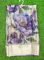 Load image into Gallery viewer, Lovely Premium Digital Print Chiffon Saree in Satin Finish Border