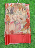 Load image into Gallery viewer, Lovely Premium Digital Print Chiffon Saree in Satin Finish Border