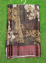 Load image into Gallery viewer, Lovely Premium Digital Print Chiffon Saree in Satin Finish Border
