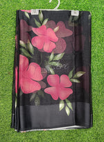 Load image into Gallery viewer, Lovely Premium Digital Print Chiffon Saree in Satin Finish Border