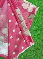 Load image into Gallery viewer, Lovely Premium Digital Print Chiffon Saree in Satin Finish Border