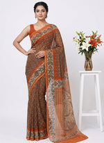 Load image into Gallery viewer, Siri Collections Premium Digital Print Chiffon Sarees with Blouse