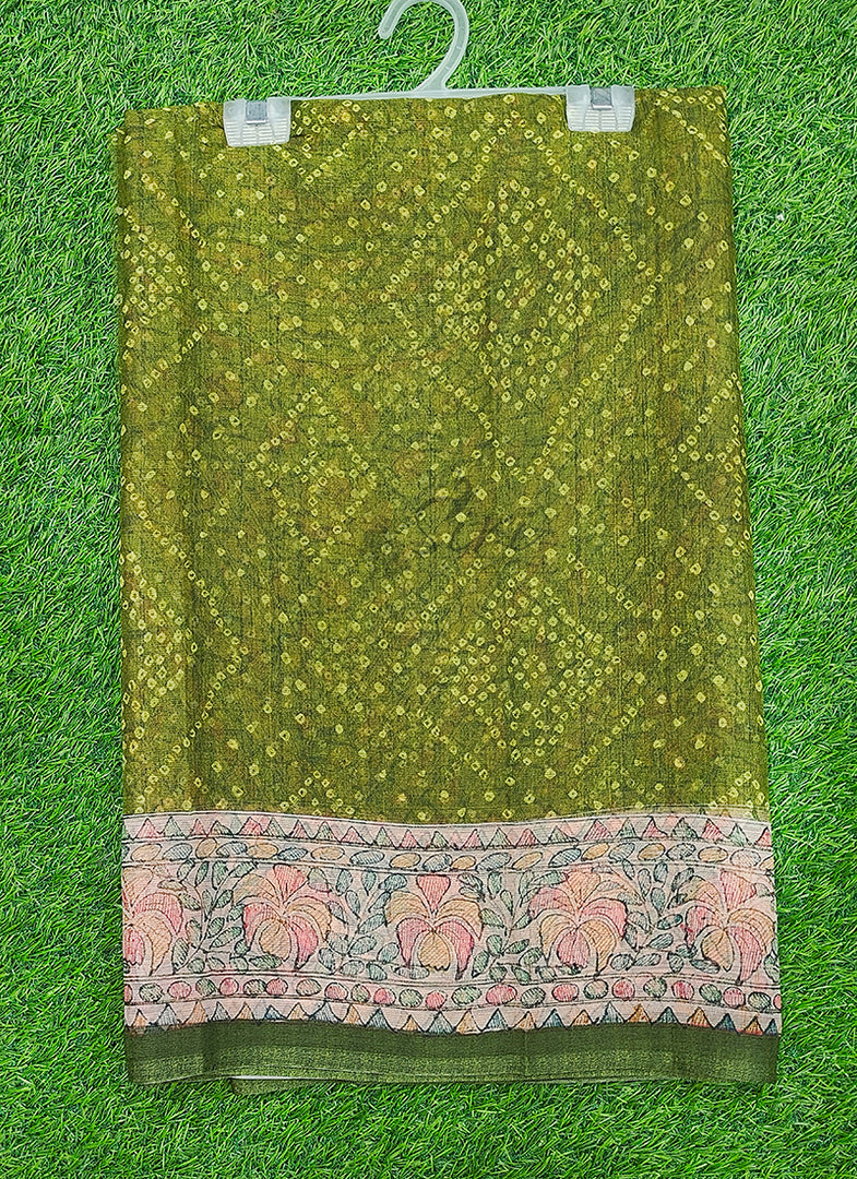Siri Collections Premium Digital Print Chiffon Sarees with Blouse