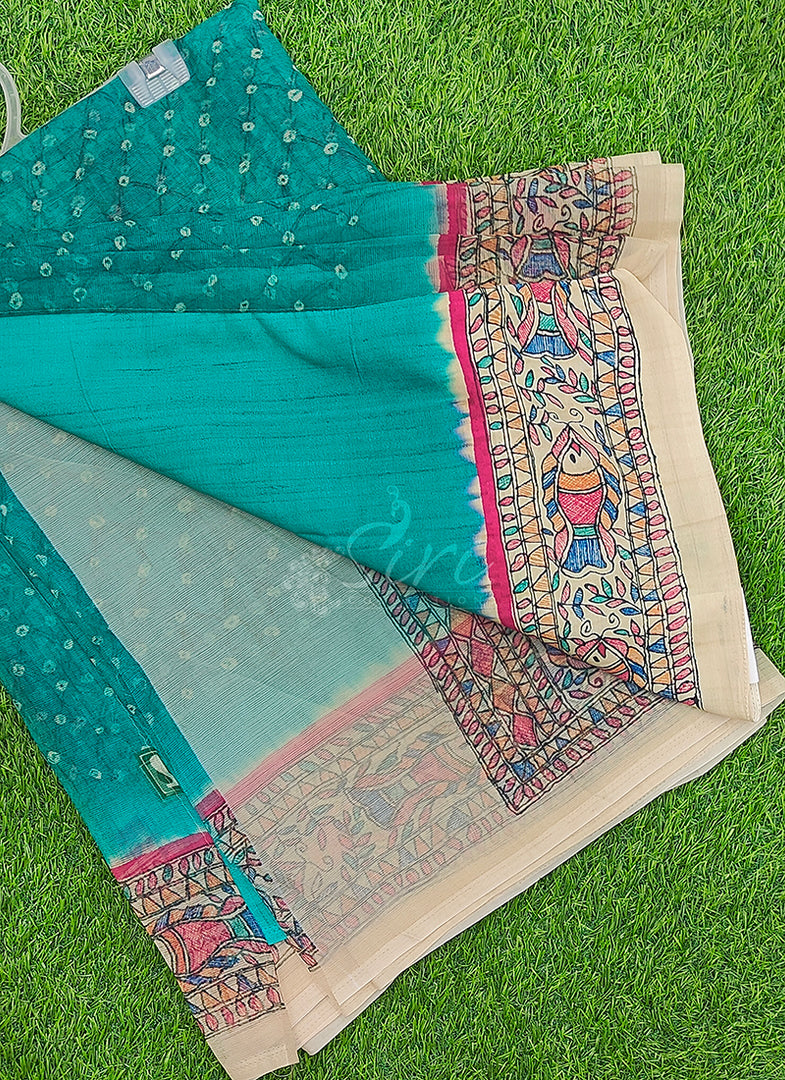 Siri Collections Premium Digital Print Chiffon Sarees with Blouse