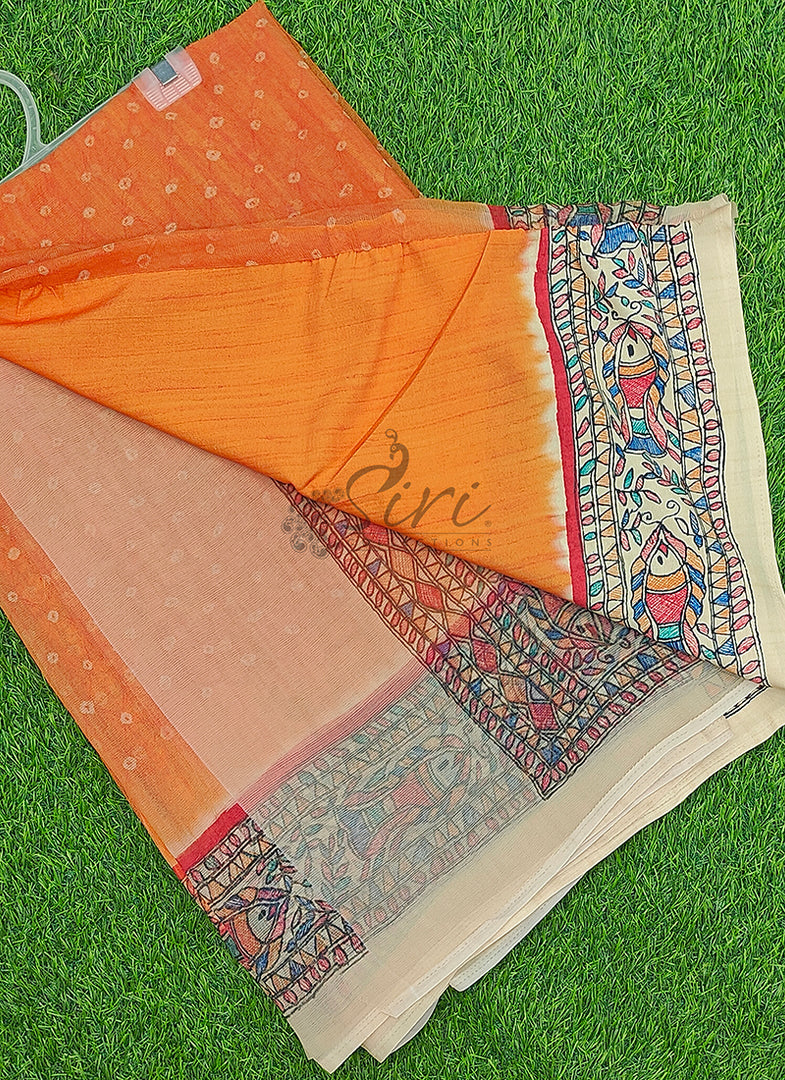 Siri Collections Premium Digital Print Chiffon Sarees with Blouse