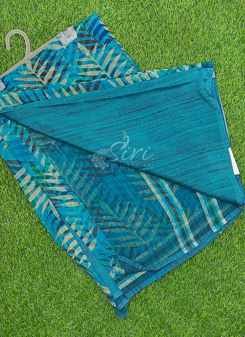 Siri Collections Premium Digital Print Chiffon Sarees with Blouse