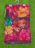 Load image into Gallery viewer, Siri Collections Premium Digital Print Chiffon Sarees with Blouse