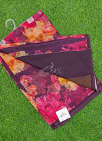 Load image into Gallery viewer, Siri Collections Premium Digital Print Chiffon Sarees with Blouse