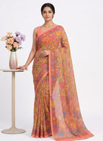 Load image into Gallery viewer, Siri Collections Premium Digital Print Chiffon Sarees with Blouse