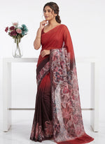 Load image into Gallery viewer, Siri Collections Premium Digital Print Chiffon Sarees with Blouse