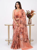 Load image into Gallery viewer, Siri Collections Premium Digital Print Chiffon Sarees with Blouse