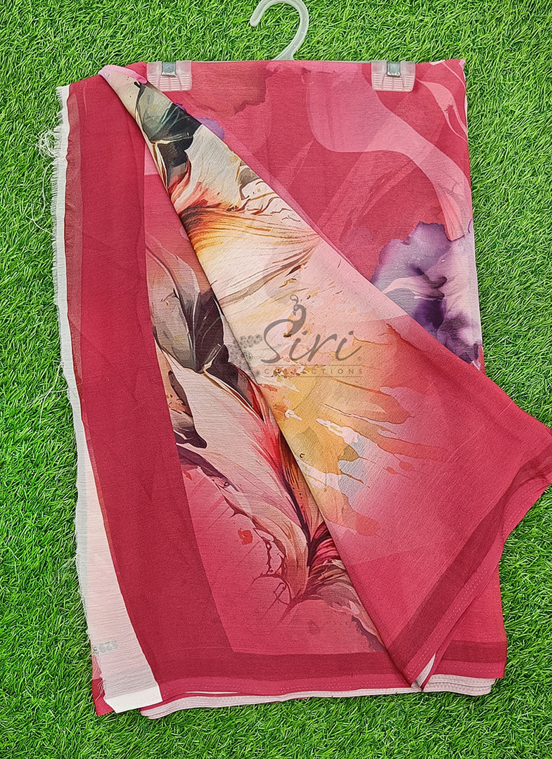 Siri Collections Digital Print Soft Siri Chiffon