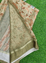 Load image into Gallery viewer, Beautiful Digital Print Chiffon Saree in Satin Borders