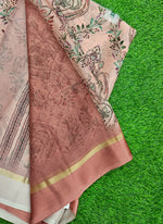 Load image into Gallery viewer, Beautiful Digital Print Chiffon Saree in Satin Borders