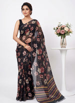 Load image into Gallery viewer, Siri Collections Premium Digital Print Chiffon Sarees with Blouse