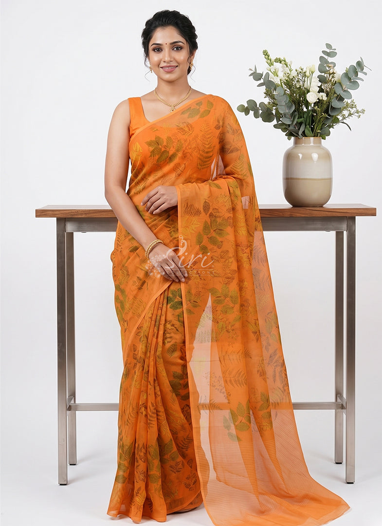 Siri Collections Premium Digital Print Chiffon Sarees with Blouse