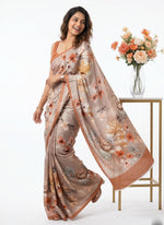 Load image into Gallery viewer, Latest Digital Print Satin Crepe Silk Saree