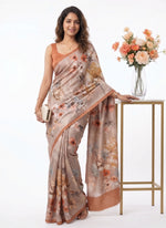 Load image into Gallery viewer, Latest Digital Print Satin Crepe Silk Saree