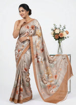 Load image into Gallery viewer, Latest Digital Print Satin Crepe Silk Saree