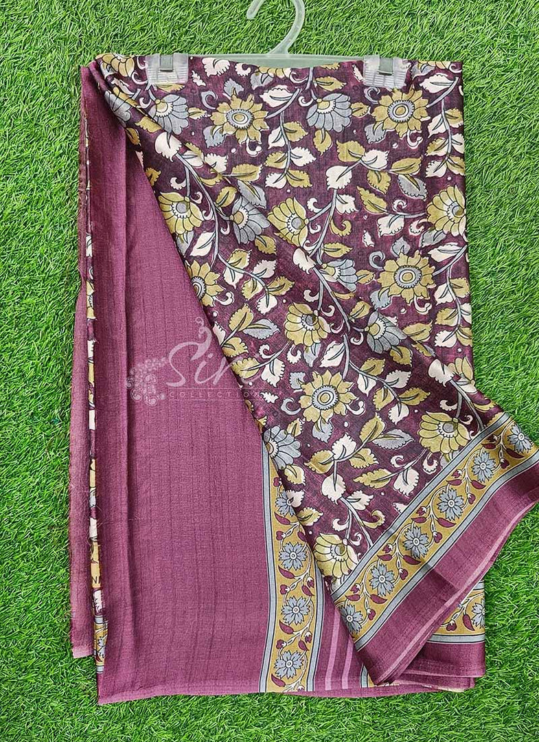 Digital Print Satin Crepe Silk Saree